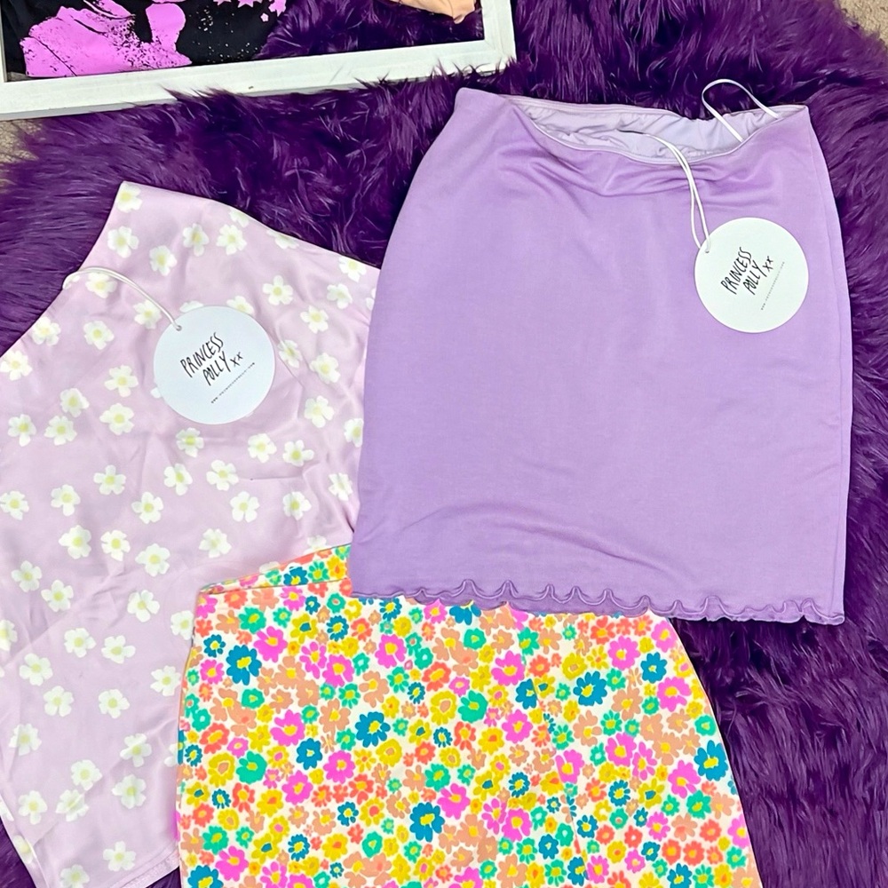 YOUR OWN OLIVIA RODRIGO INSPIRED PURPLE SKIRT  LOT!!